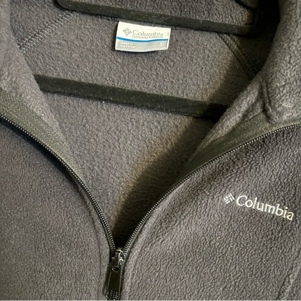 Columbia Women's Benton Springs Black Full Zip Fleece Utility Jacket - Picture 4 of 4